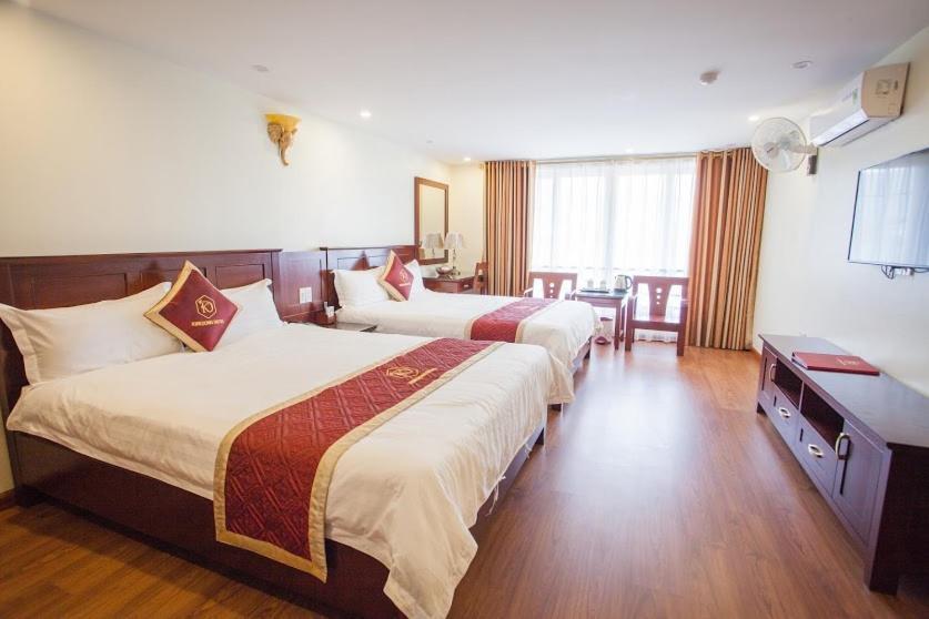 Hôtel Khach San Kim Dong à Hoang Nga Extérieur photo